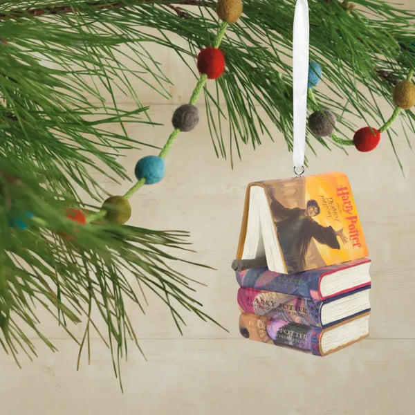 Collectable Bauble - Harry Potter Stacked Books & Wand