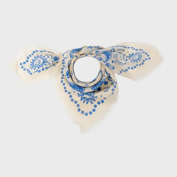 100% Small Wool Scarf - Alice Ivory