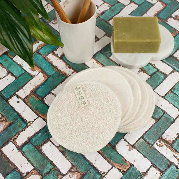 Organic Cotton Facial Pads -  Pack of 5