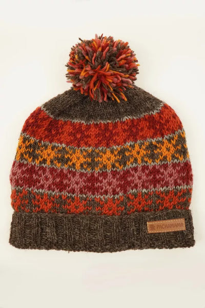 Pachamama Tintagel Roll Back Bobble Beanie