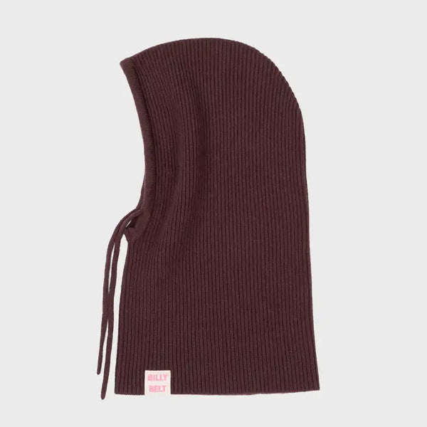 100% Wool Balaclava - Brown