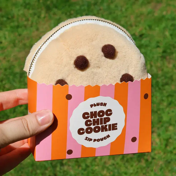 Plush Zip Pouch - Squishy Cookie