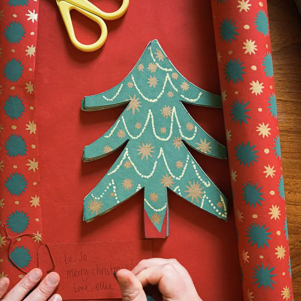 Concertina Garland - Christmas Trees