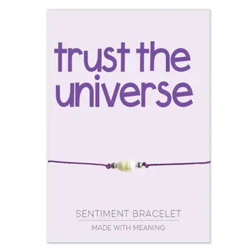 Sentiment Bracelet - Trust The Universe