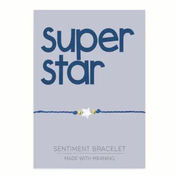 Sentiment Bracelet - Super Star
