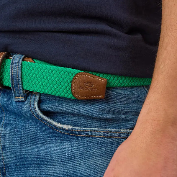 Billy Belt Woven Belt - Golf Green
