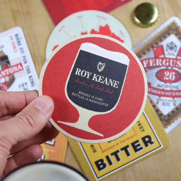 Manchester United Themed Beer Mats