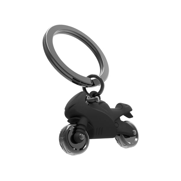 Metalmorphose Keyring - Black Motor Cycle