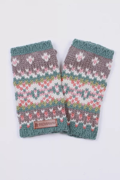 Pachamama Iona Merino Handwarmers - Teal