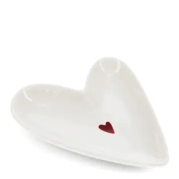 Heart-shaped Ceramic Trinket Dish