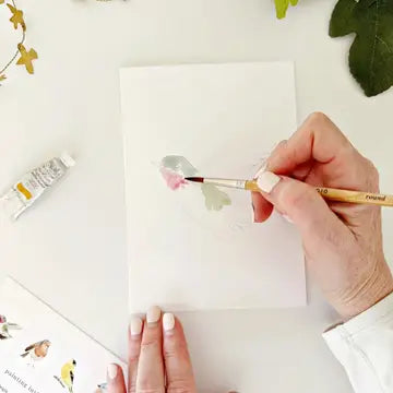 Paintable Watercolour Notecard Set - Birds