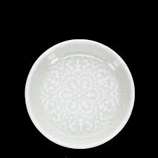 Enamel Trinket Dish - Light Grey