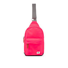 Roka Willesden B Sustainable Crossbody Bag - Raspberry Neon