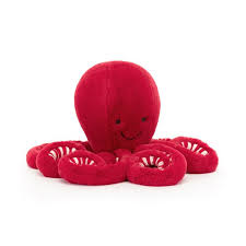 Jellycat Cranberry Octopus - 2 Sizes