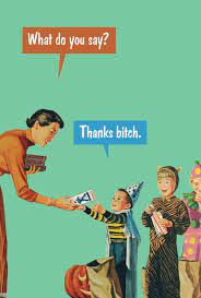 Rude Card - Thanks B*tch