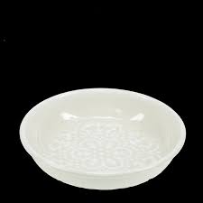 Enamel Trinket Dish - Light Grey