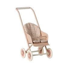 Maileg Mouse Micro Stroller - Powder