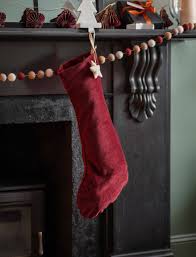 Christmas Stocking - Berry