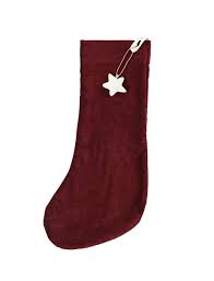 Christmas Stocking - Berry