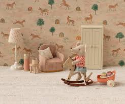 Maileg Mouse Spotty Rocking Horse