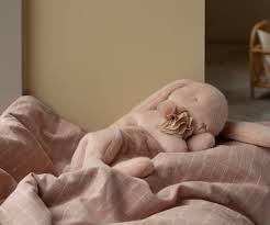 Maileg Sleeping Bunny Plush - Powder