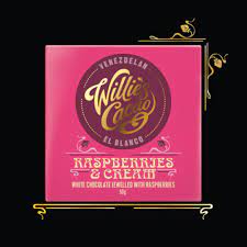Willie's Raspberries & Cream 50g Chocolate Bar