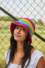 Pachamama Cotton Bucket Hat - Rainbow