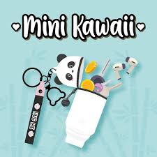 Mini Kawai Keyring Coin Purse - Panda
