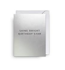 Lagom Mini Card - Shine Bright Birthday Star