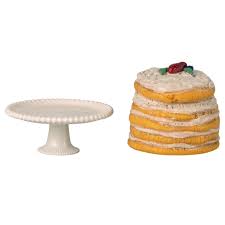 Maileg Mouse Party Cake on Stand