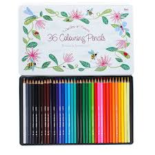 36 Colouring Pencils in a Tin - Nature