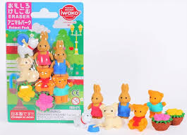 Iwako Animal Park Eraser Blister Pack