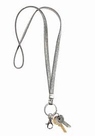 Silver Shimmer Lanyard