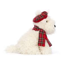 SALE WAS £35 NOW £25 Jellycat Winter Warmer Munro Scottie Dog
