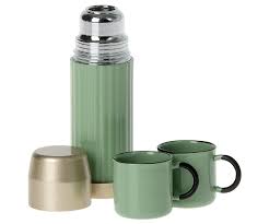 Maileg Thermos and Cups - Mint