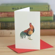 Papersheep Mini Card - Cockerel