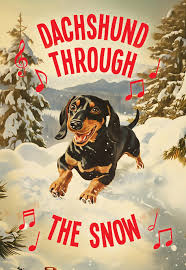 Christmas Card - Dachsund