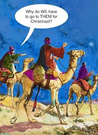 Funny Christmas Card - Three Kings