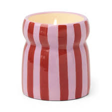 Cabana Ceramic Candle - Pink Peppermint
