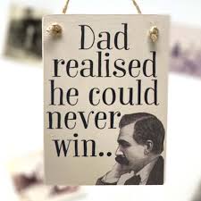 Wooden Sign - Dad Realised