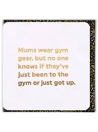 Funny Card - Mum's in Gym Gear