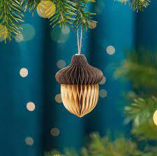 Acorn Honeycomb Paper Decoration