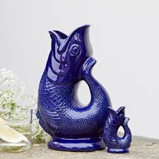 Extra Large Cobalt Blue Glug Jug