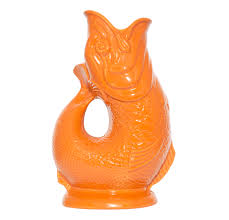 Extra Large Orange Glug Jug