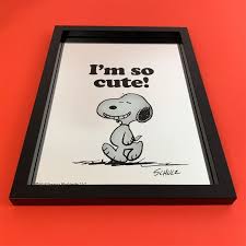 Peanuts Framed Mirror - I'm So Cute