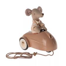 Maileg Mouse Car - Dark Powder