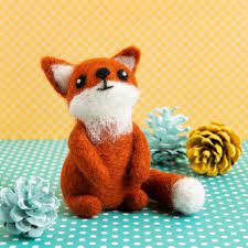 Hawthorn Handmade Fox Cub Mini Needle Felting Kit