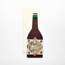 Bottle Shaped Card - Cheers