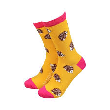 Sock Therapy Women's Bamboo Socks - Hedgehogs