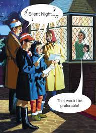 Funny Christmas Card - Silent Night
